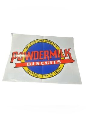 Powdermilk Biscuits Poster Prairie Home Companion NPR Vintage Original 1980s